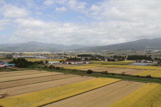福島県喜多方市 慶徳町 田んぼ
