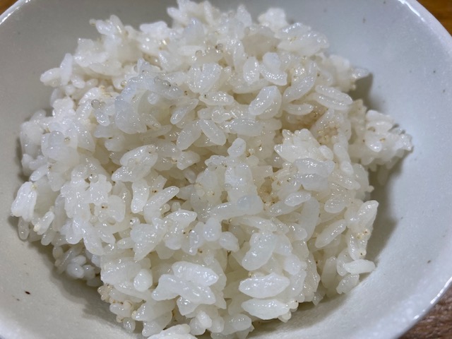 餅あわ（もちあわ）炊き上がり もちもち食感