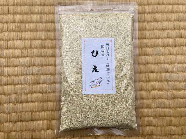 ひえ（半もちひえ）商品パッケージ 300g