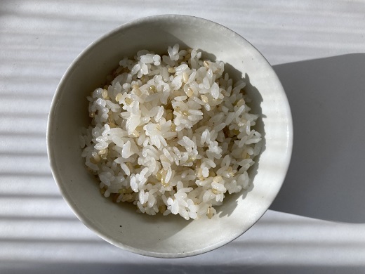 緑米20％炊飯