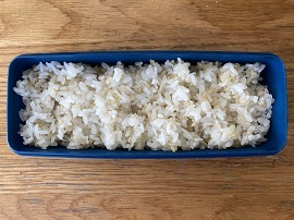 緑米20％炊飯